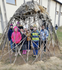 Archeopark Stěžery navštívili naši čtvrťáci